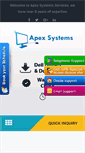 Mobile Screenshot of apexsys.in